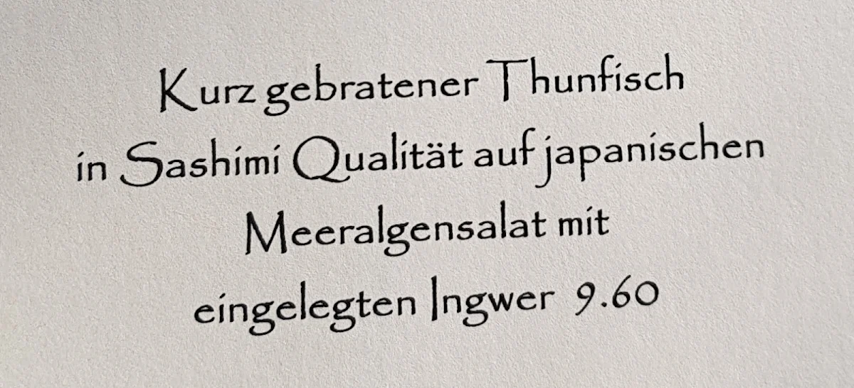 Speisekarte photo 5