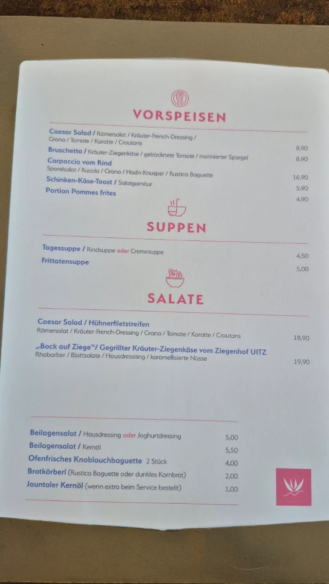 Speisekarte photo 1