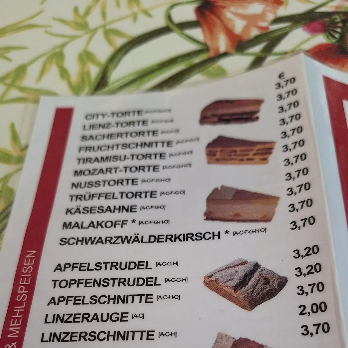 Speisekarte photo 1
