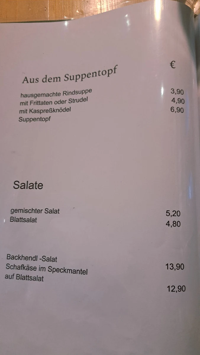 Speisekarte photo 3