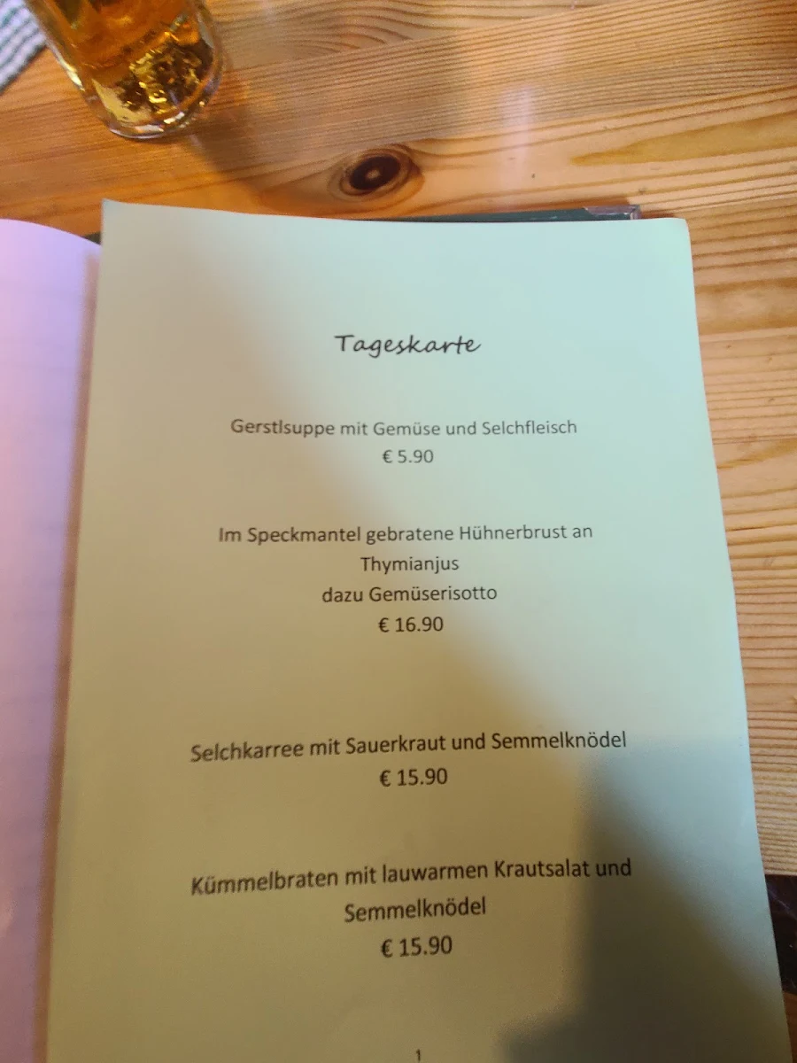 Speisekarte photo 5