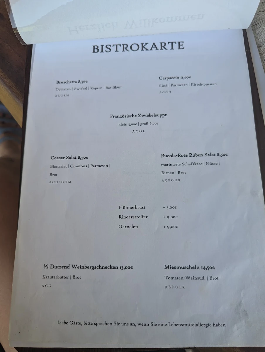 Speisekarte photo 3