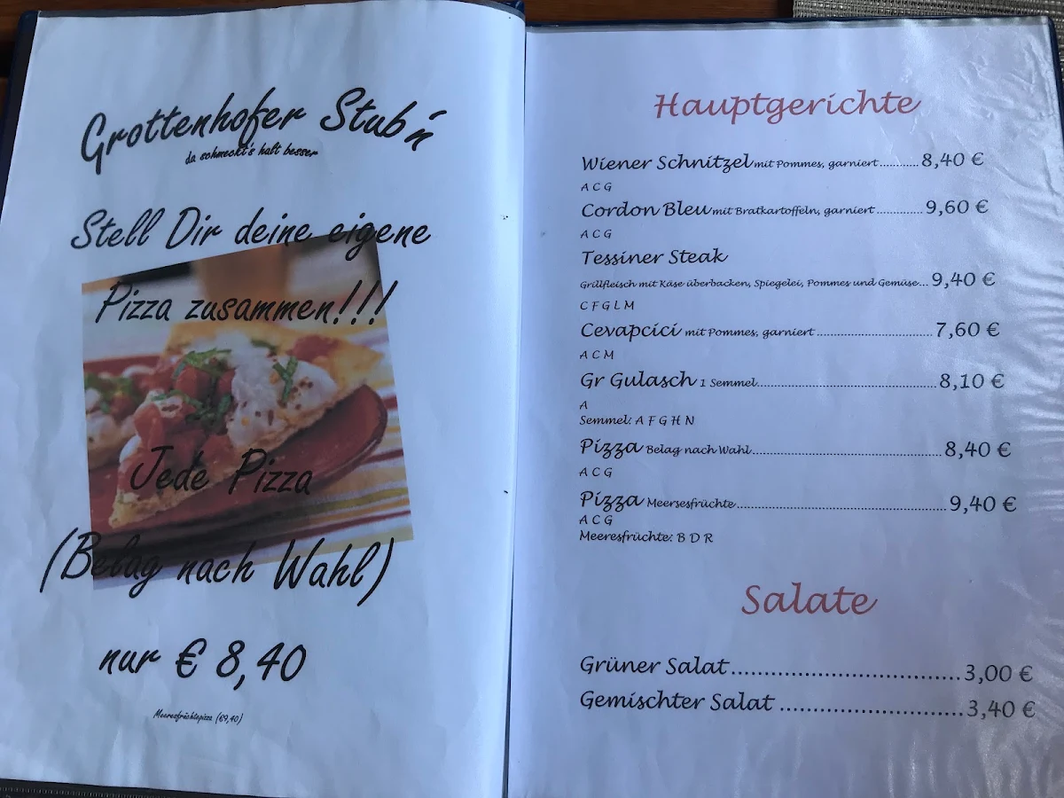 Speisekarte photo 2