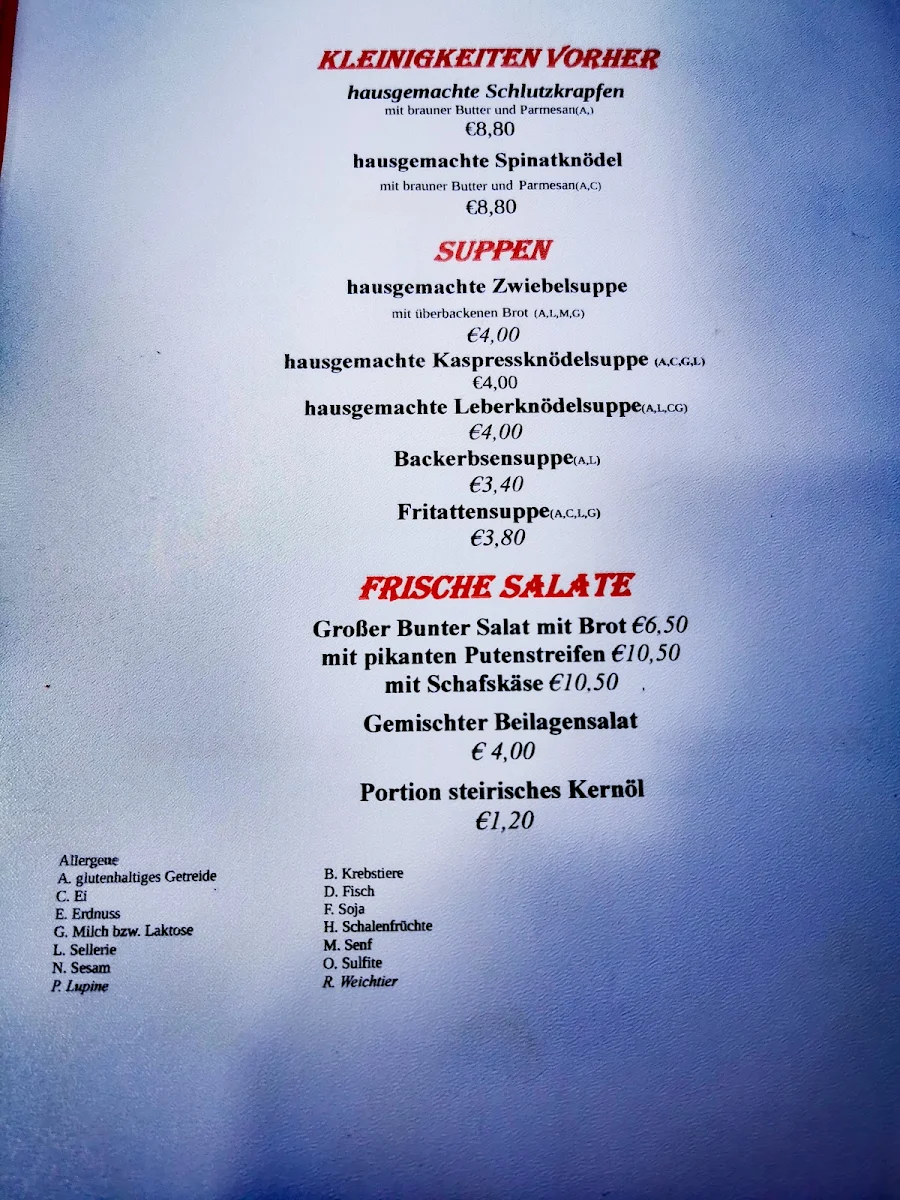 Speisekarte photo 4