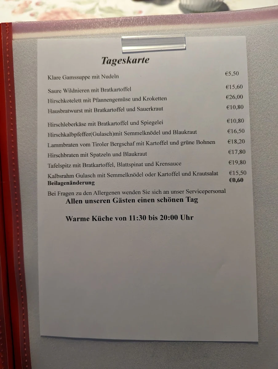 Speisekarte photo 9