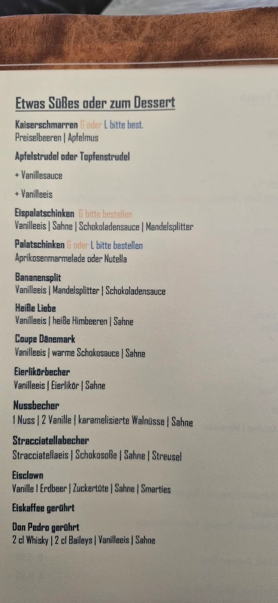 Speisekarte photo 8