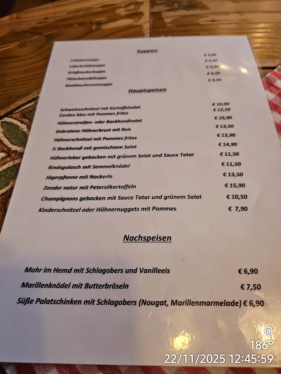Speisekarte photo 1