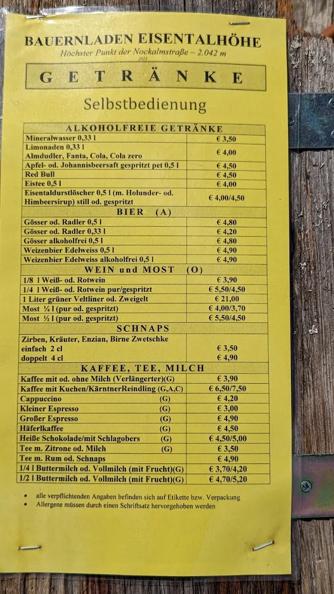 Speisekarte photo 2