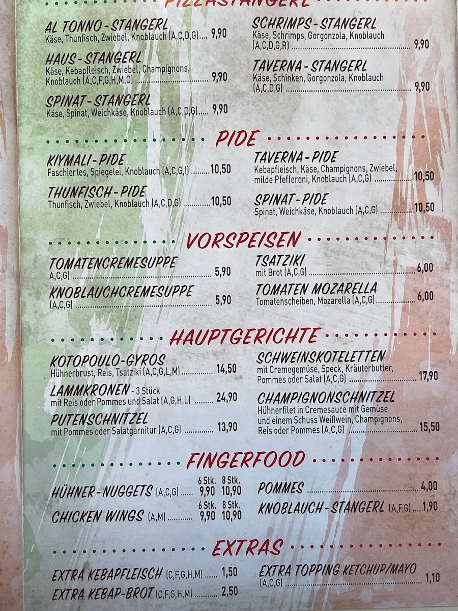 Speisekarte photo 2