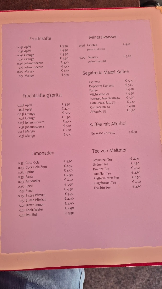 Speisekarte photo 1