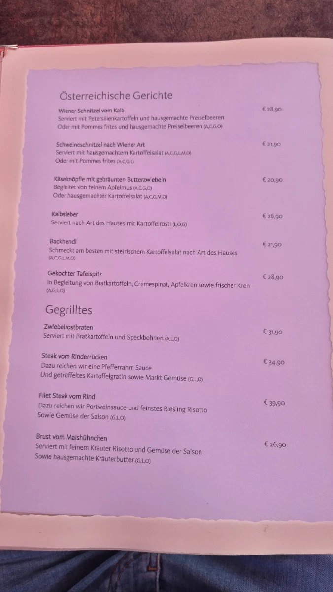 Speisekarte photo 3