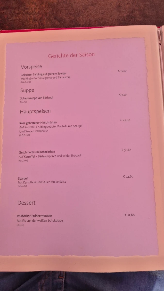 Speisekarte photo 5