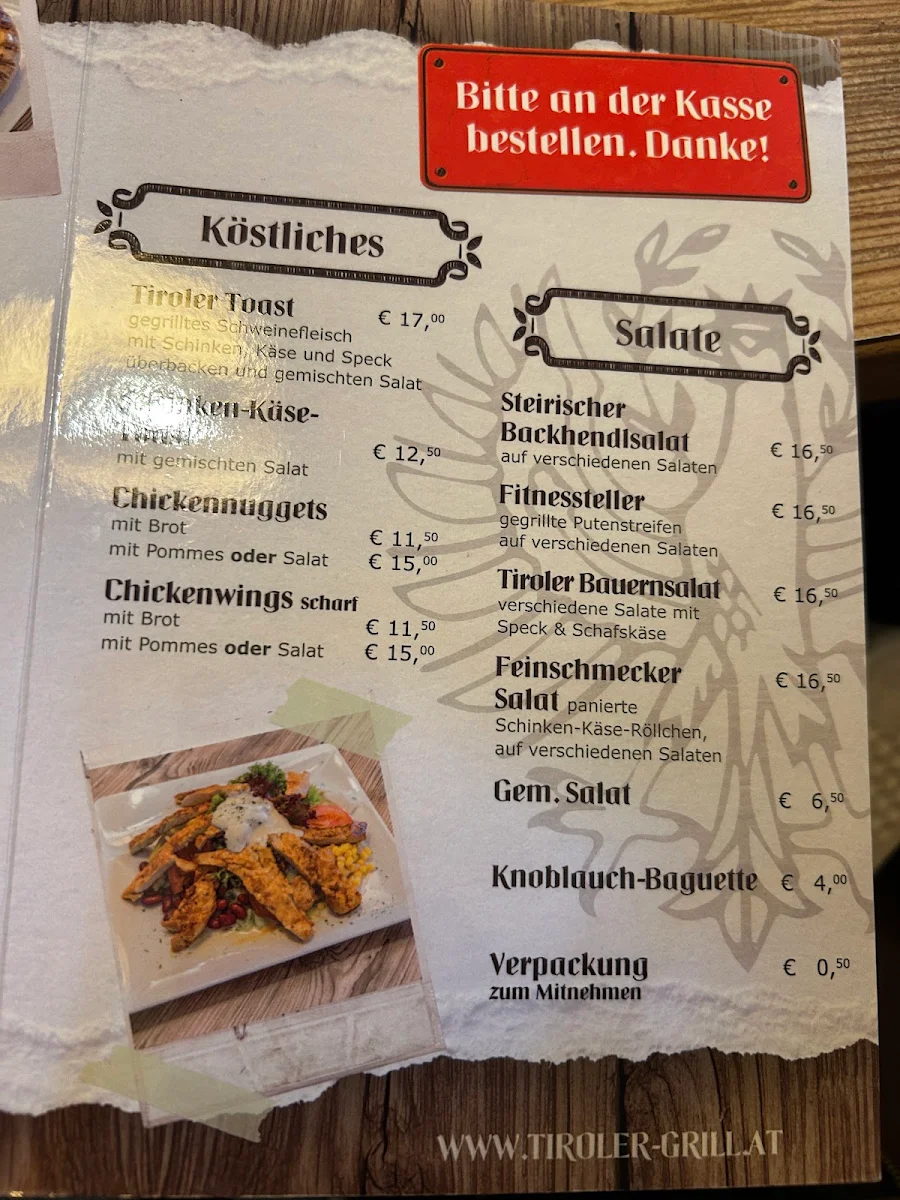 Speisekarte photo 1