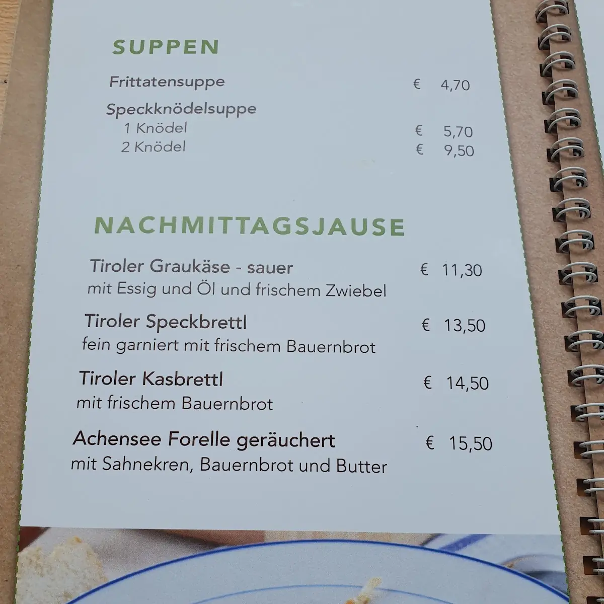 Speisekarte photo 4
