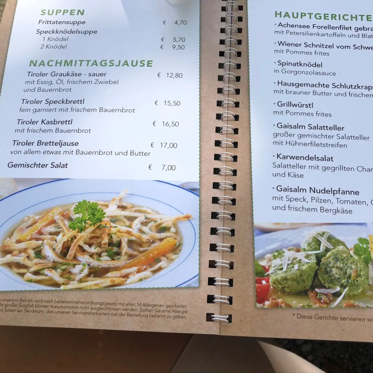 Speisekarte photo 7