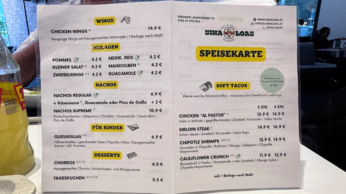 Speisekarte photo 5