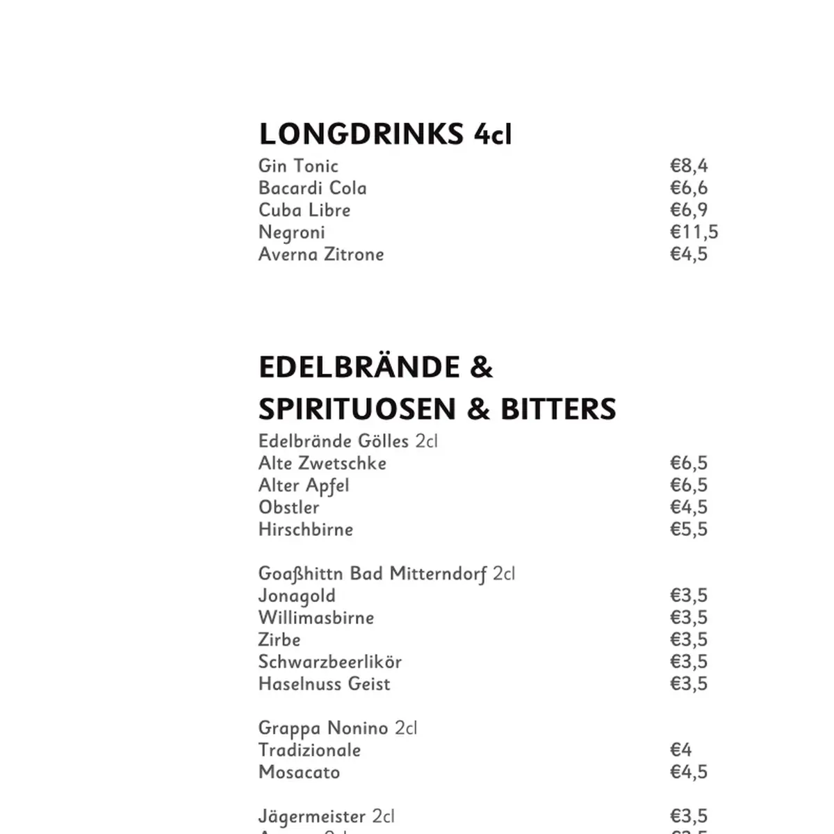 Speisekarte photo 4