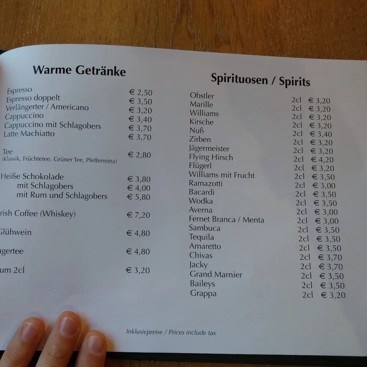 Speisekarte photo 9
