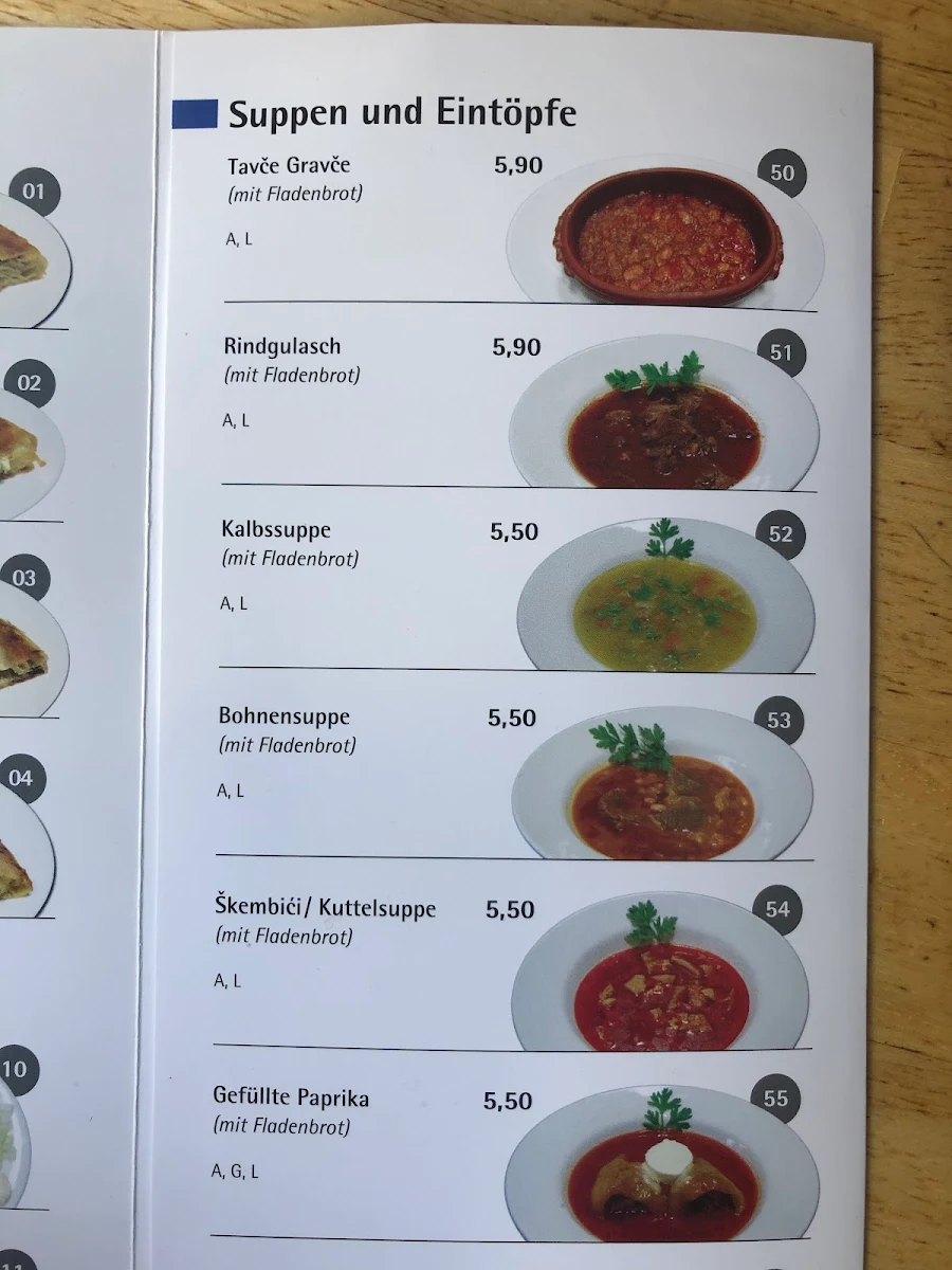 Speisekarte photo 4