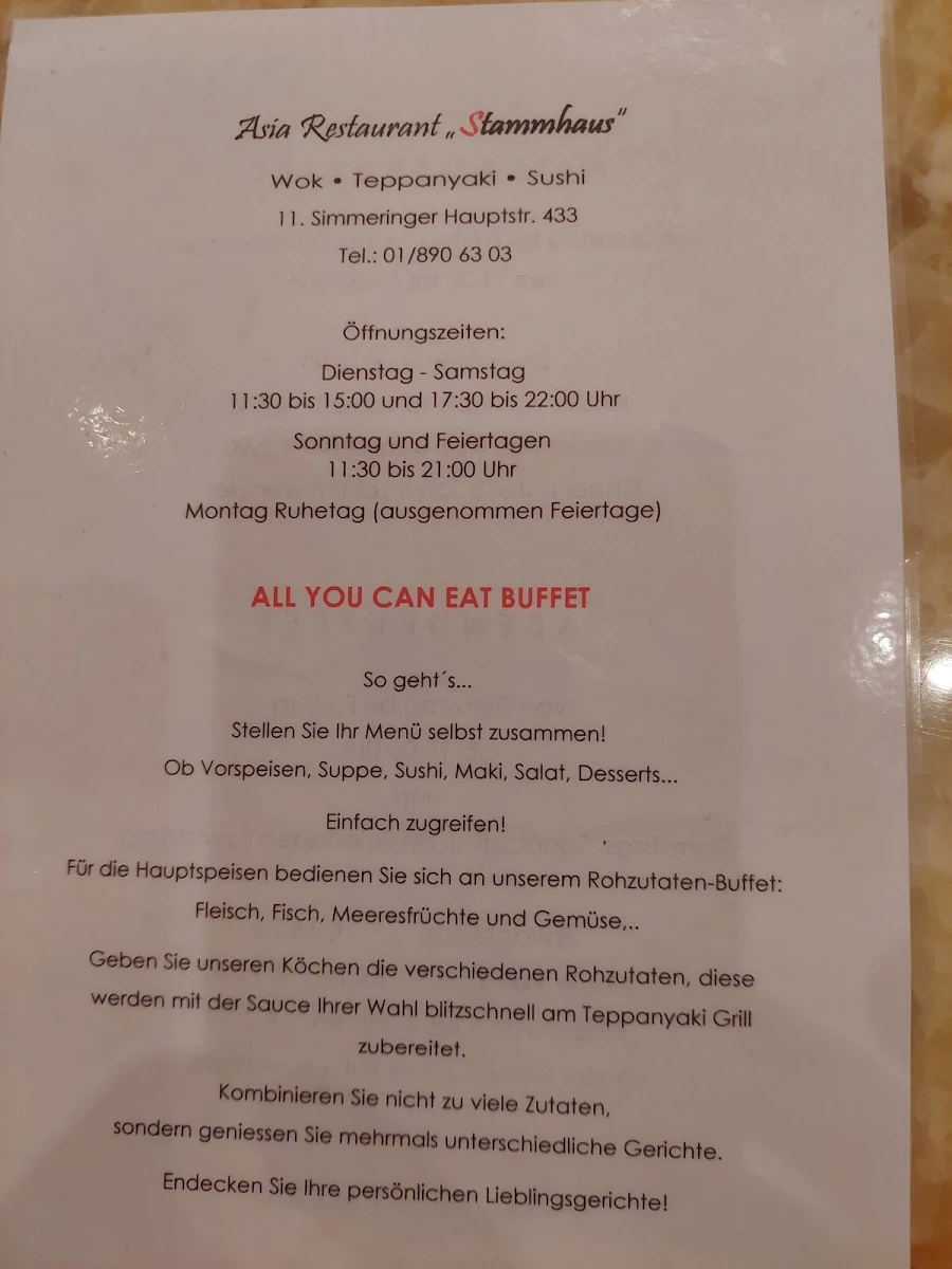 Speisekarte photo 2