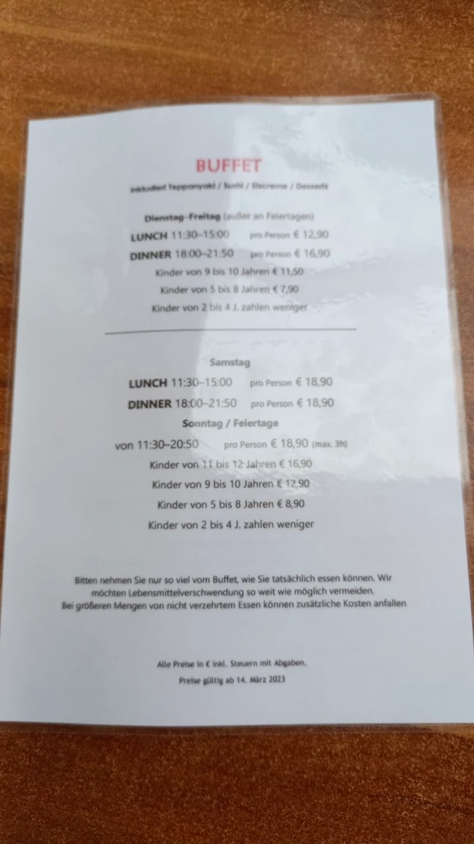 Speisekarte photo 9