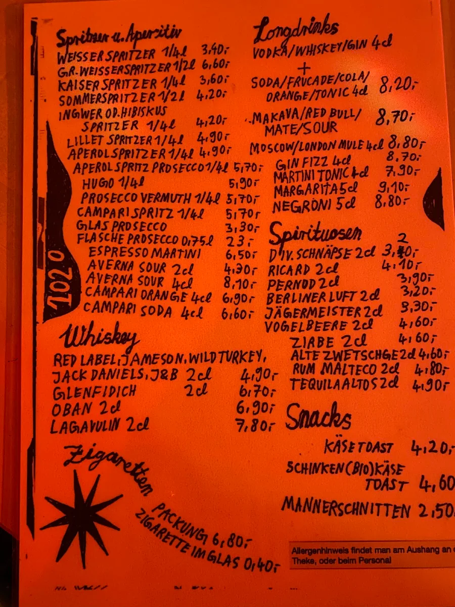 Speisekarte photo 1