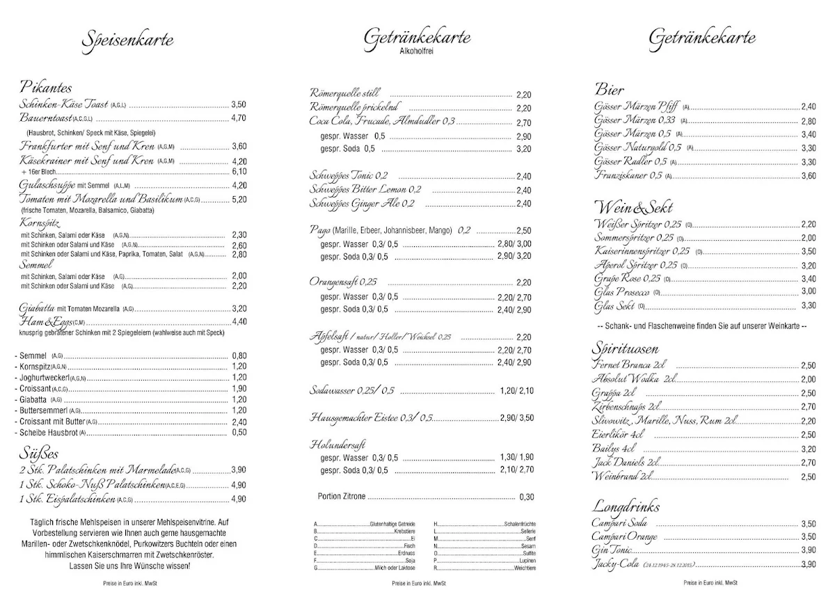 Speisekarte photo 3
