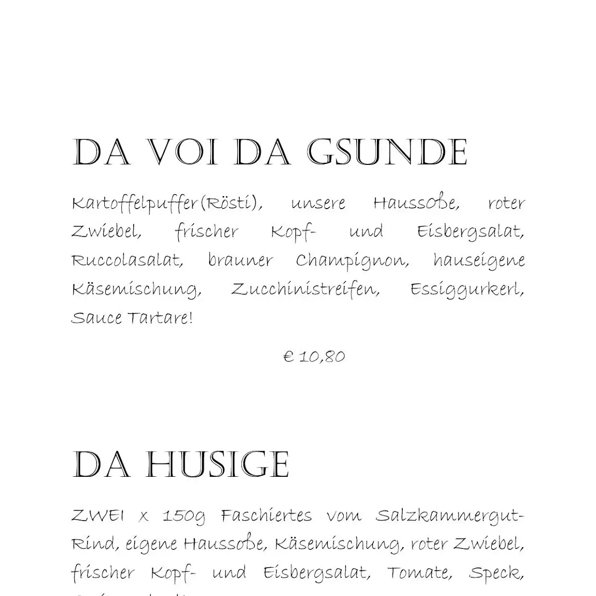 Speisekarte photo 6