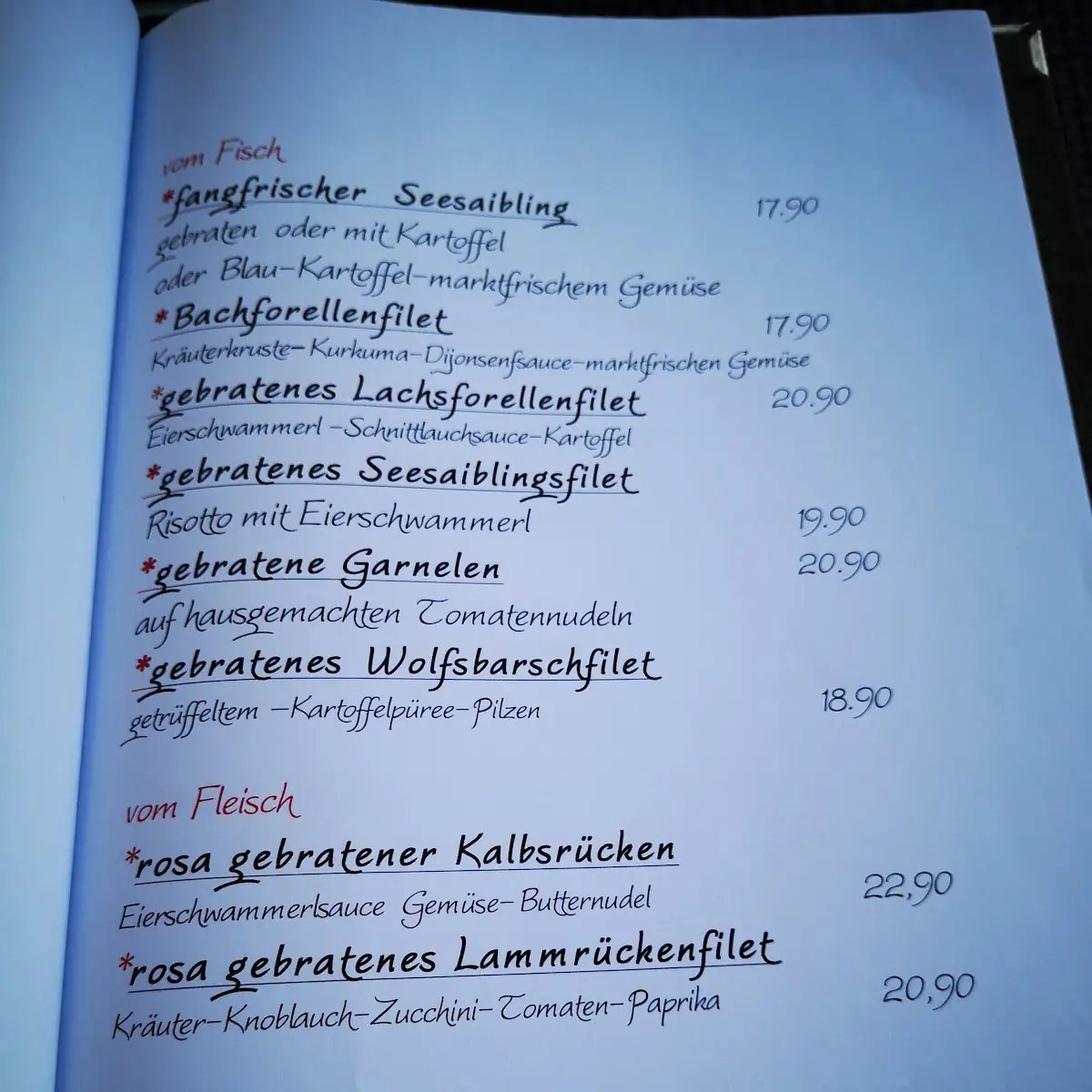 Speisekarte photo 1