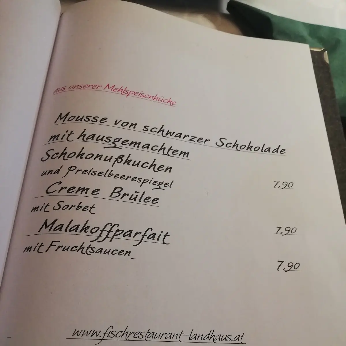 Speisekarte photo 4