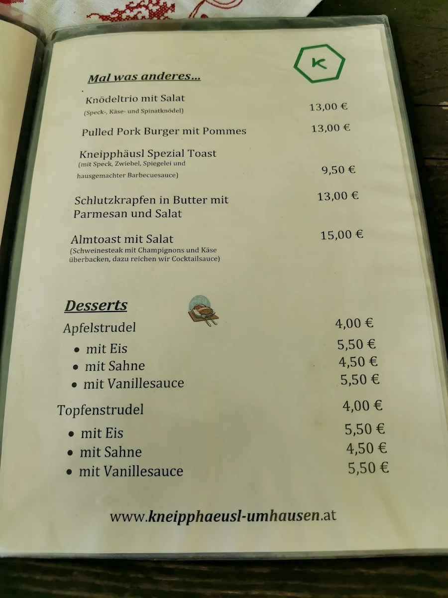 Speisekarte photo 1
