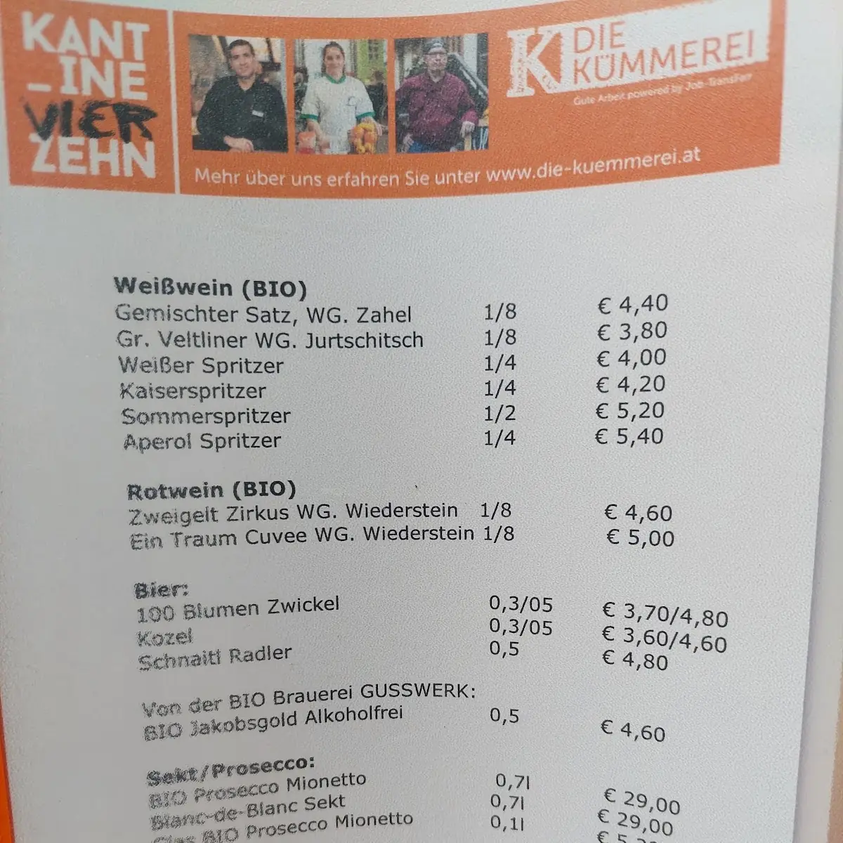 Speisekarte photo 2