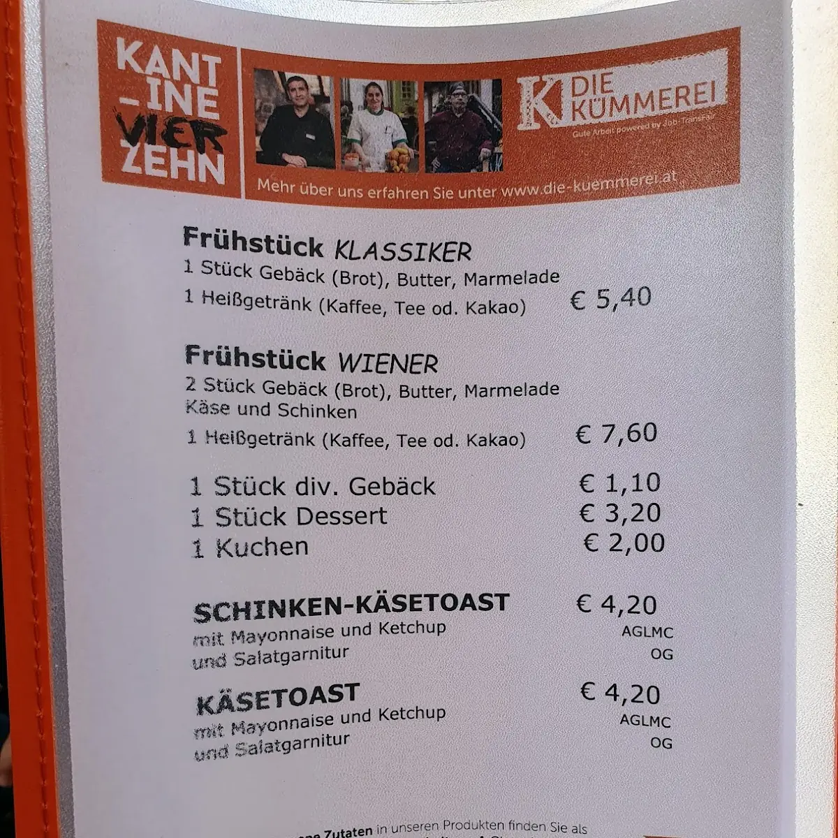 Speisekarte photo 3