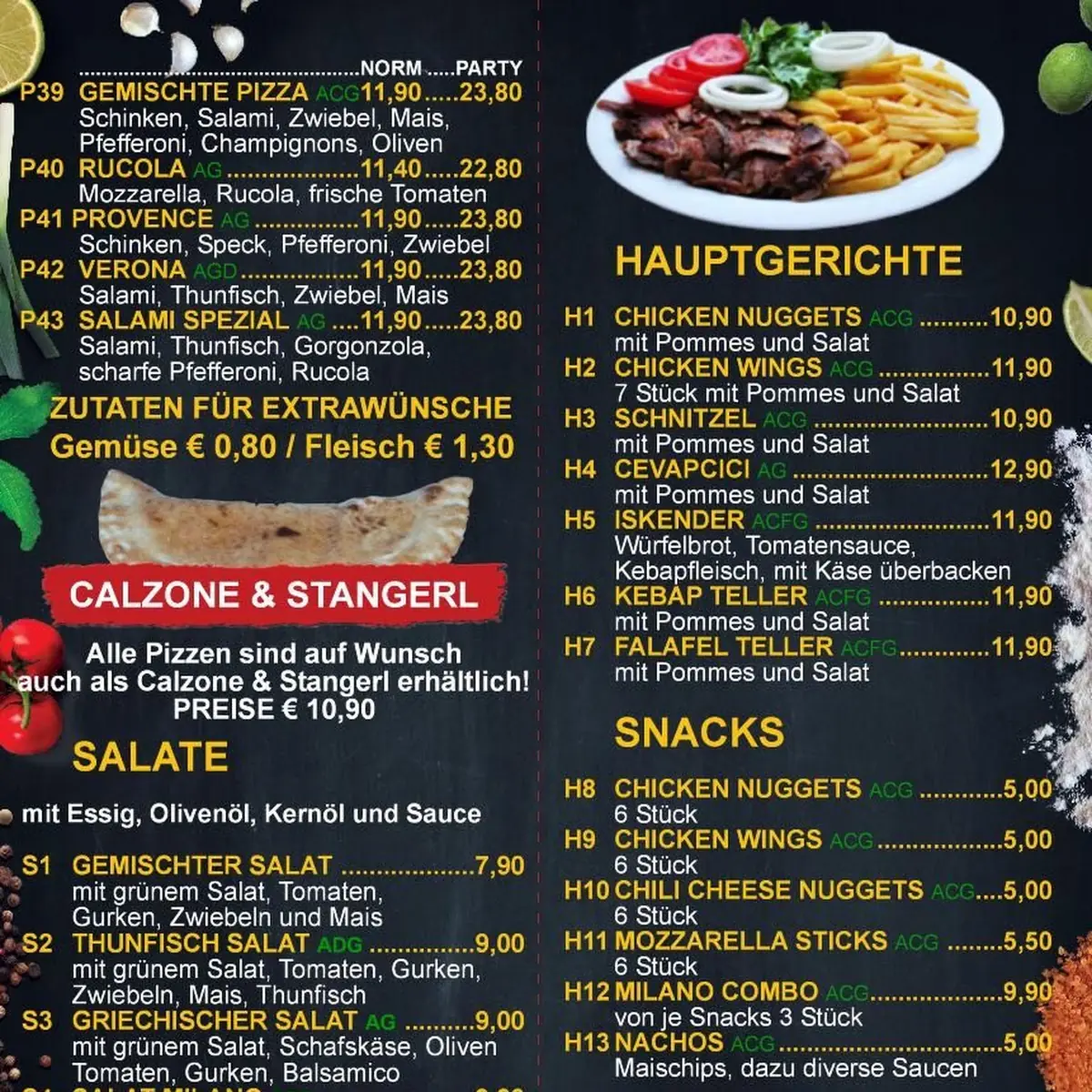 Speisekarte photo 2