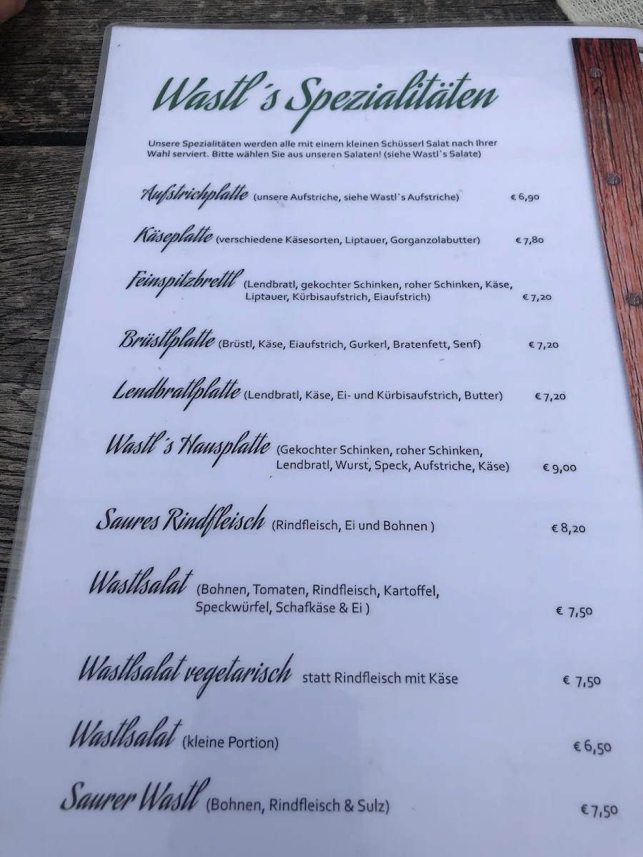 Speisekarte photo 1