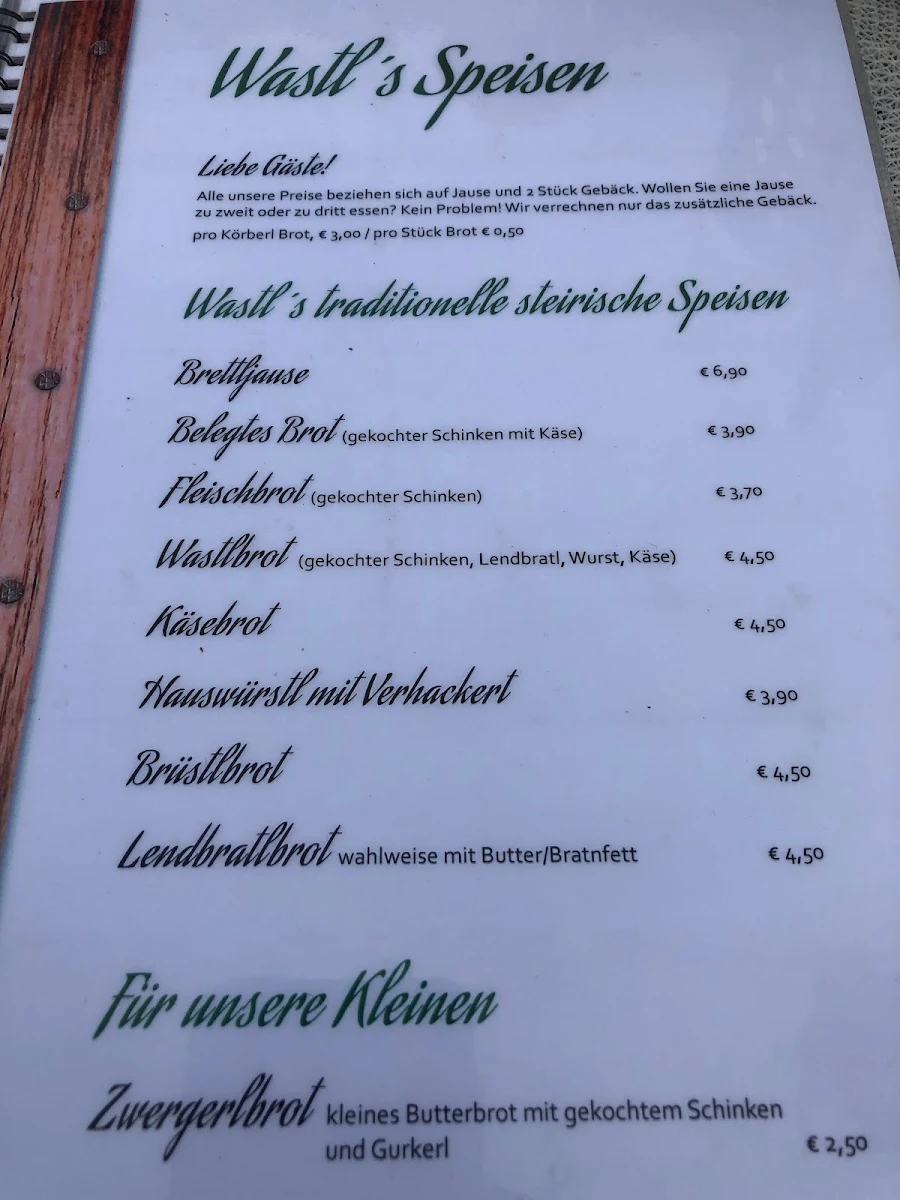 Speisekarte photo 2