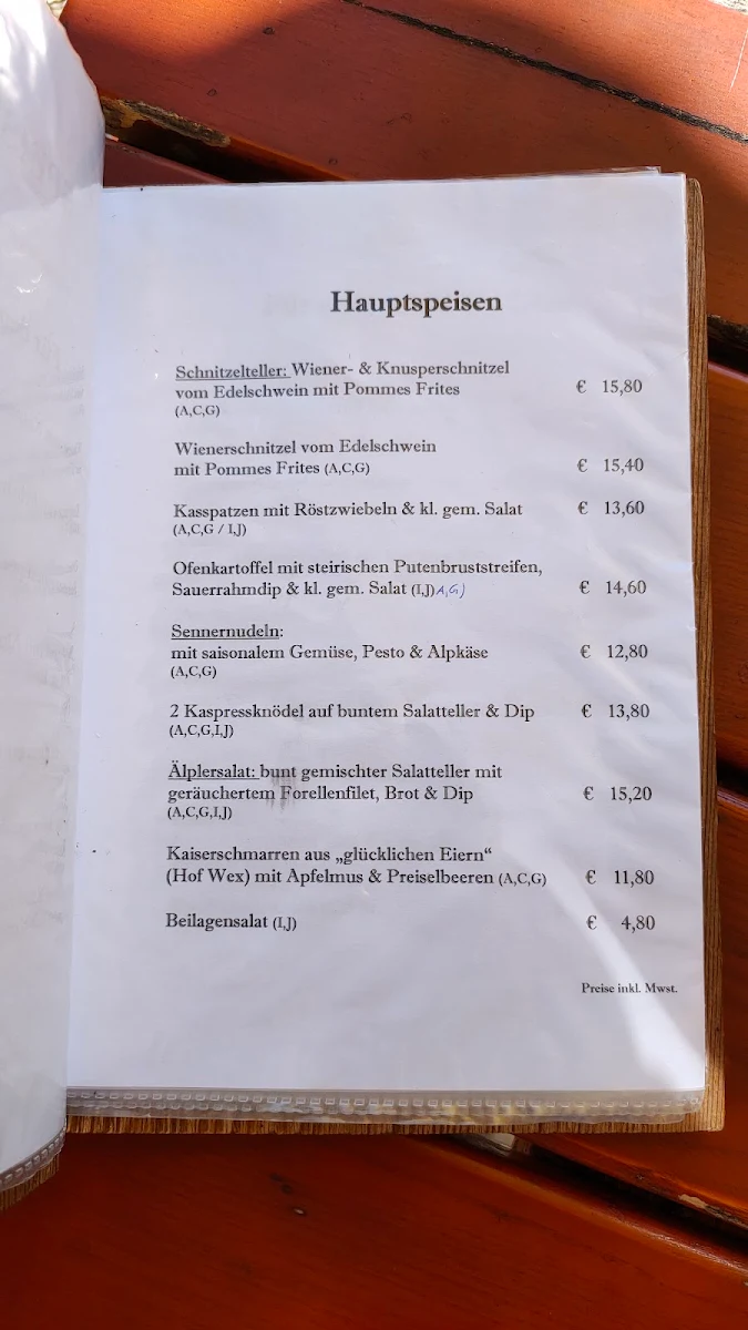 Speisekarte photo 9