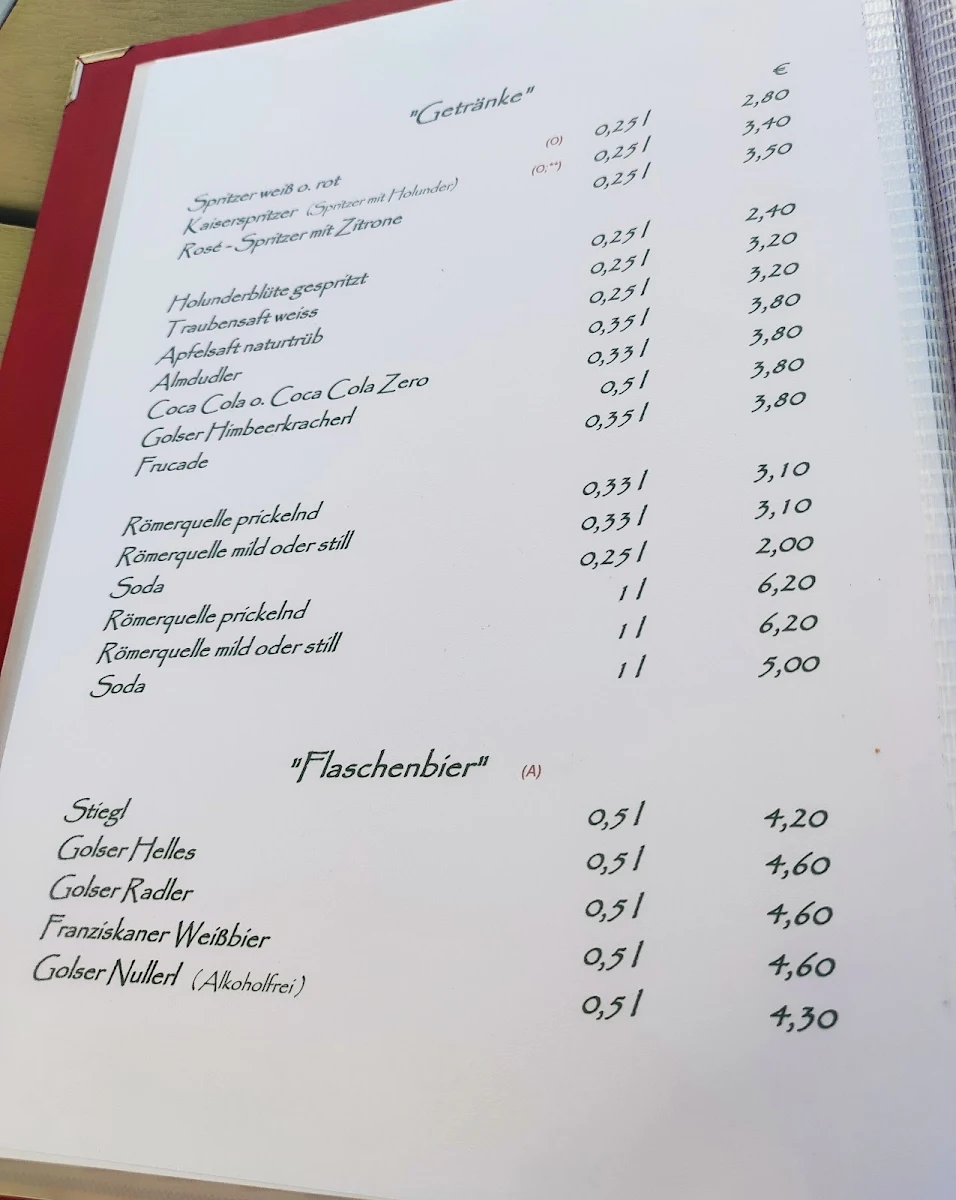 Speisekarte photo 2
