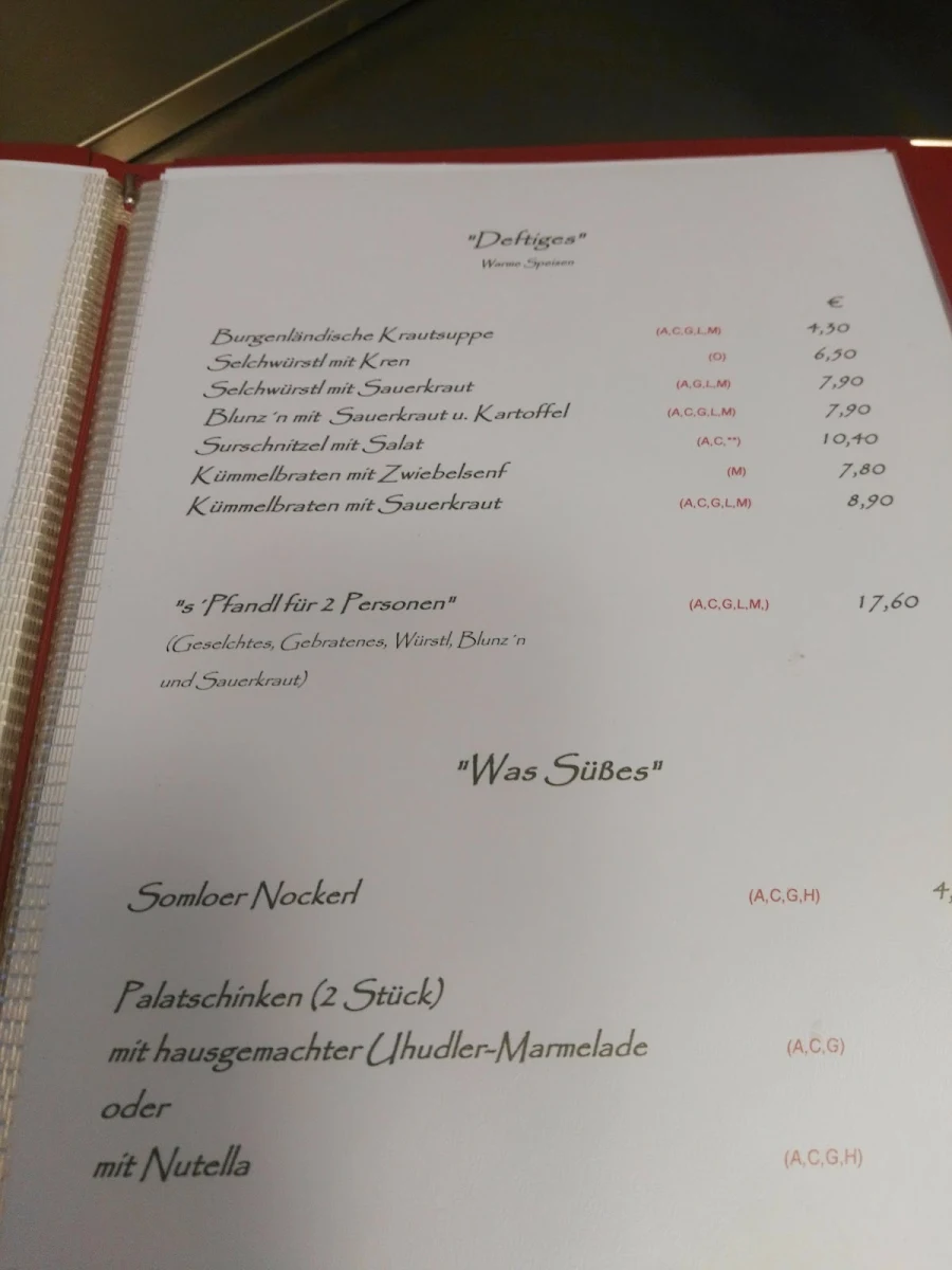 Speisekarte photo 6