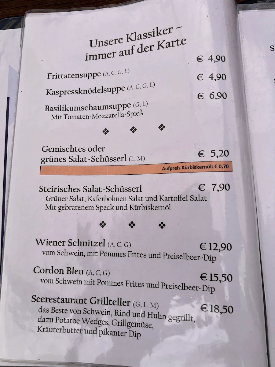 Speisekarte photo 5