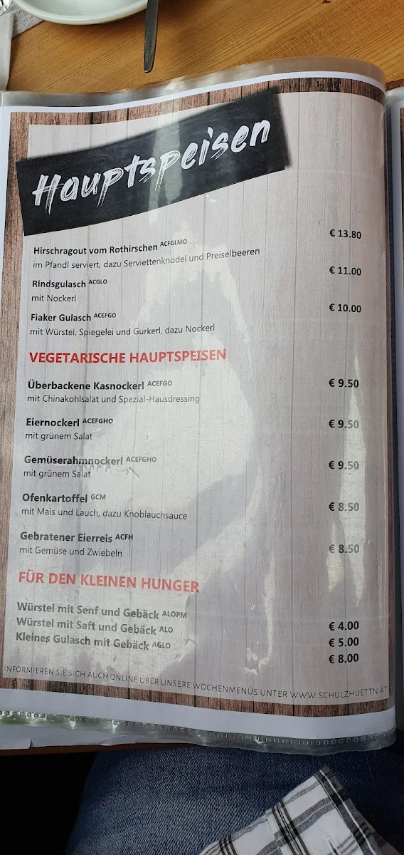 Speisekarte photo 2