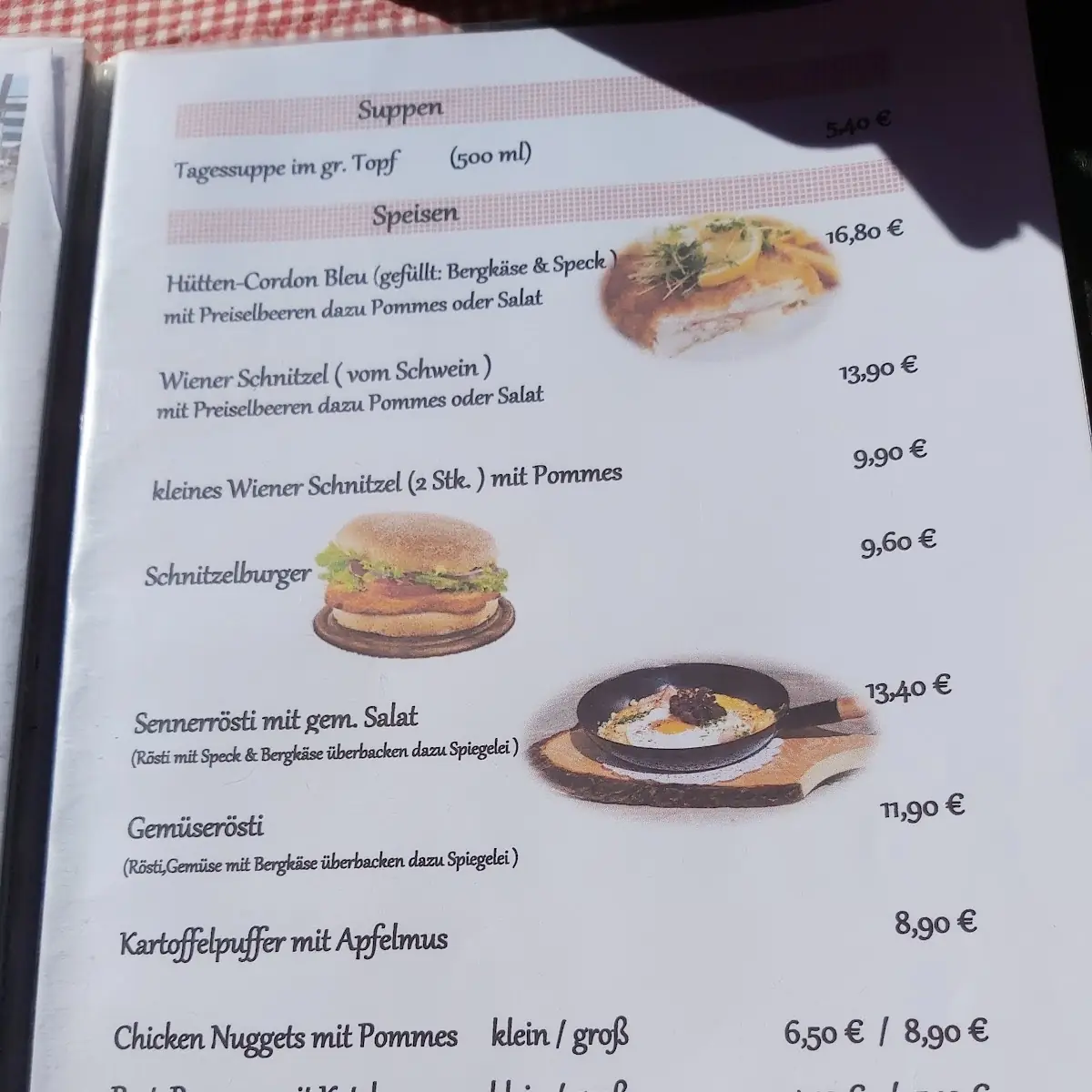 Speisekarte photo 5
