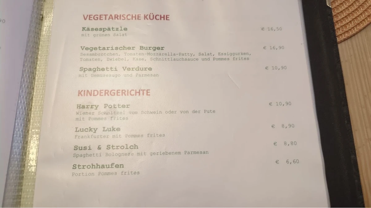 Speisekarte photo 1