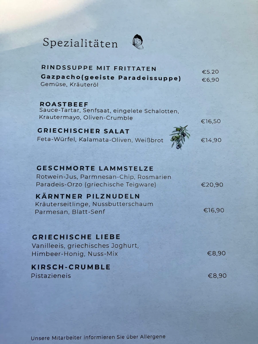 Speisekarte photo 3