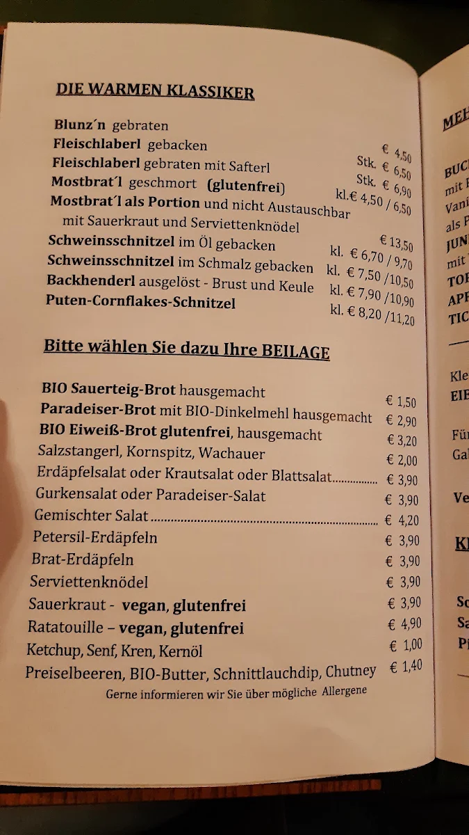 Speisekarte photo 6