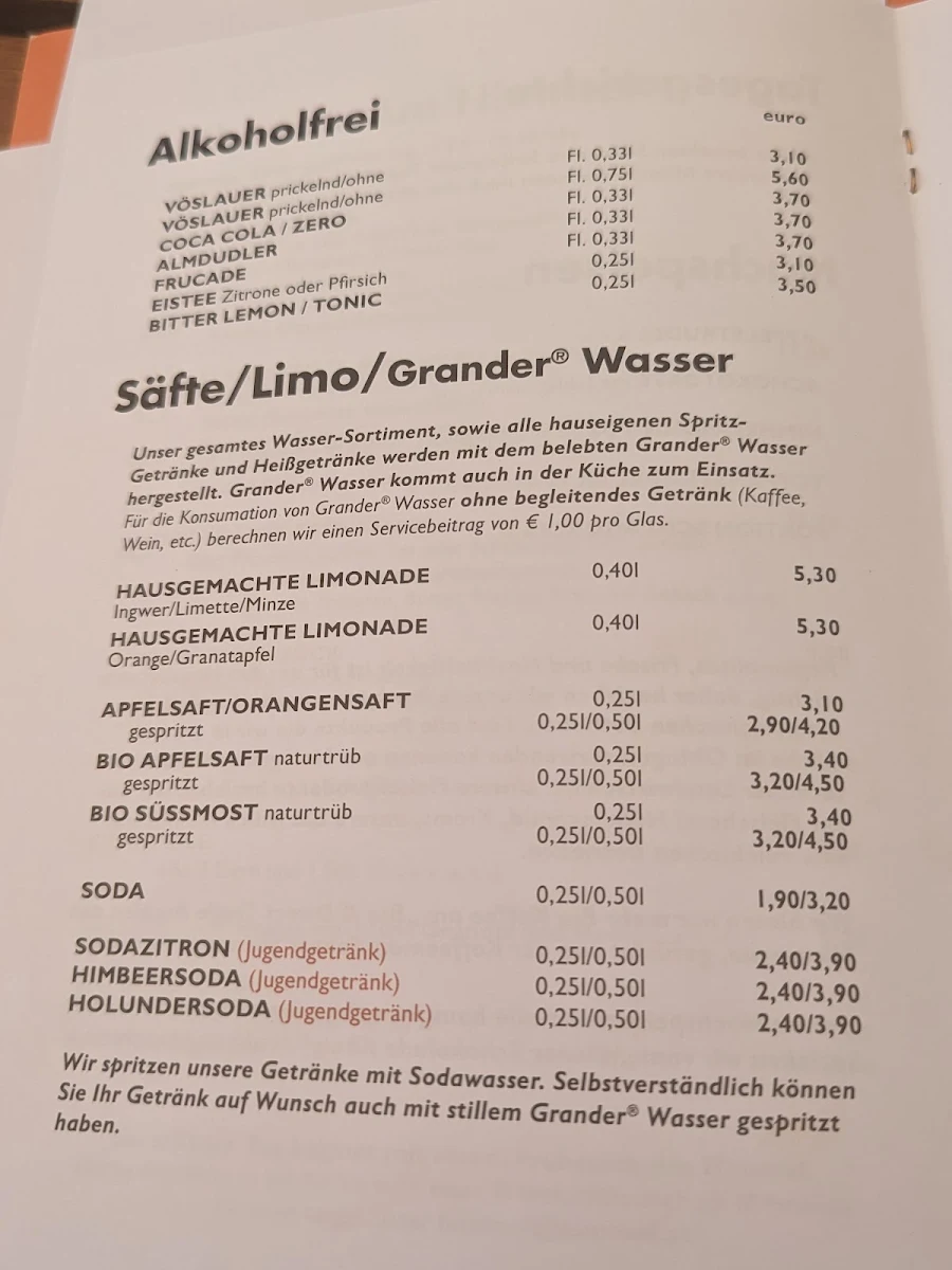 Speisekarte photo 2