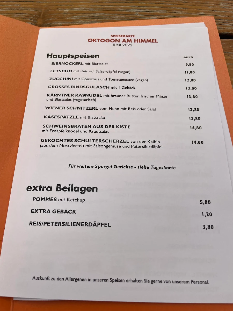 Speisekarte photo 7