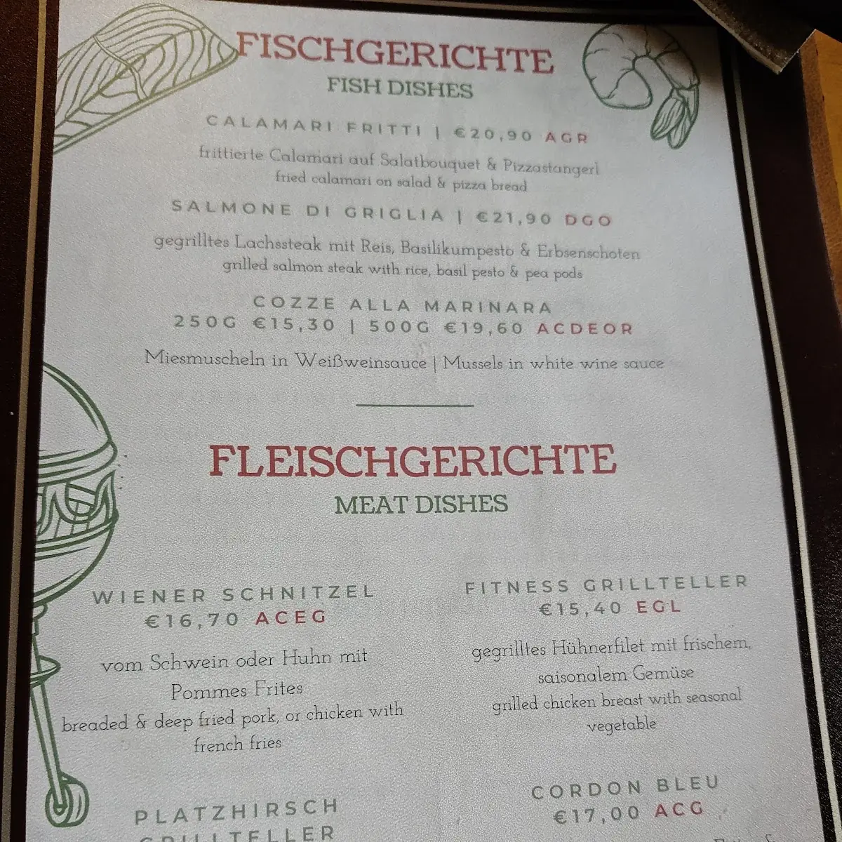 Speisekarte photo 1