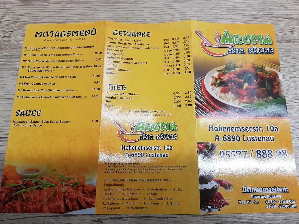 Speisekarte photo 2