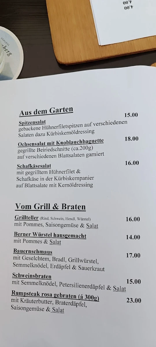 Speisekarte photo 2